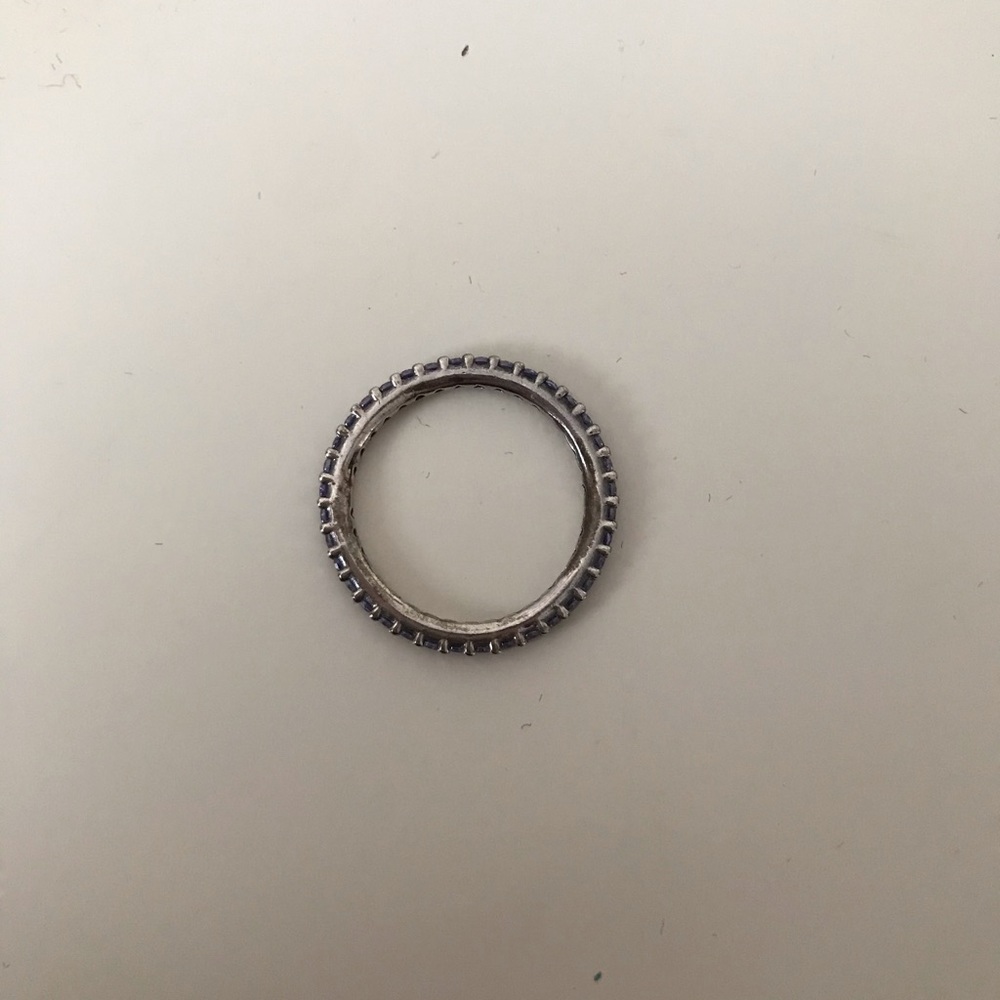 THIN PURPLE PANDORA RING - Picture 4 of 4